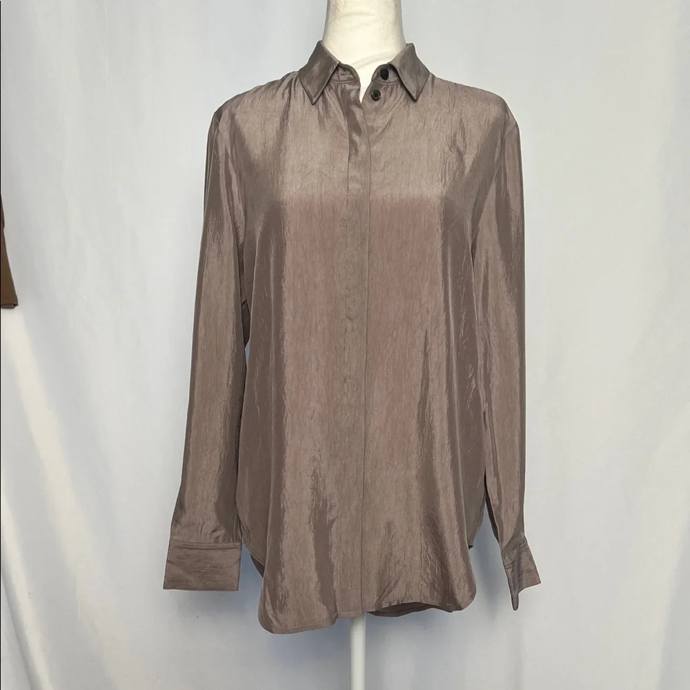 NWOT / J.Crew satin shirt